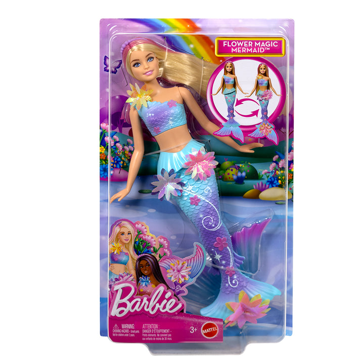Barbie® - Blonde Flower Magic Mermaid