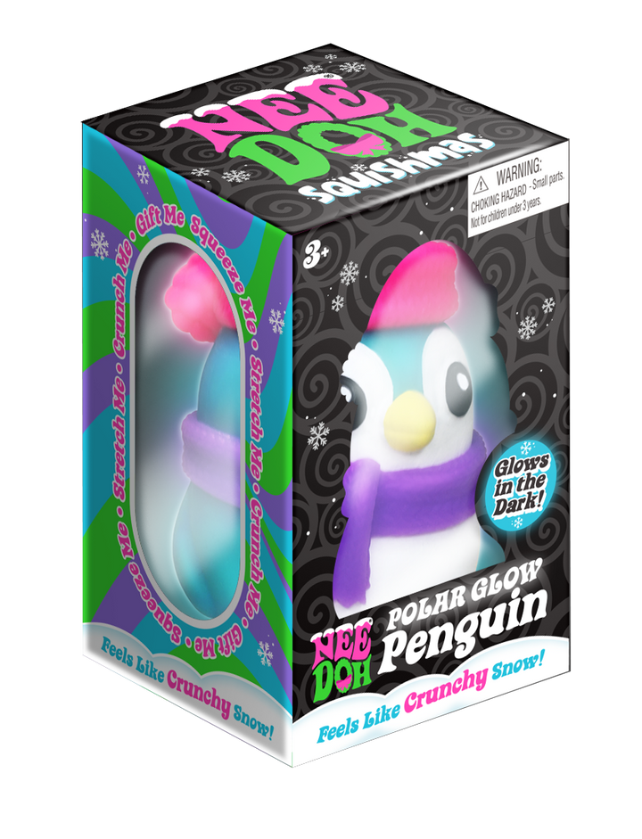 NeeDoh Polar Glow Penguin