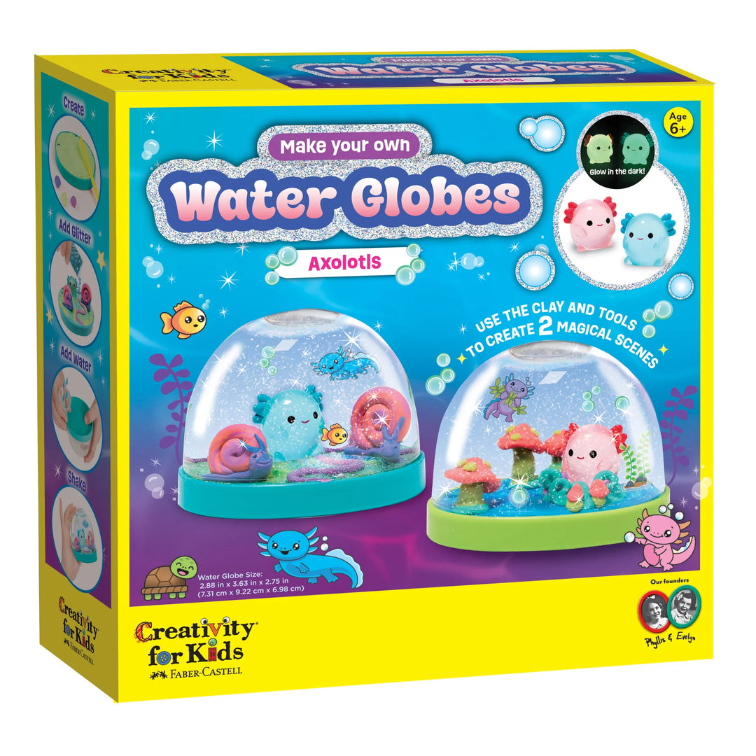 Make Your Own Water Globes – Axolotls