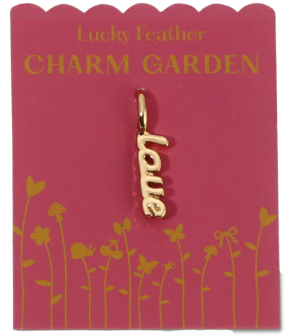 Charm Garden - Script L-O-V-E - Gold