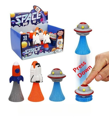 Light Up Space Poppers Assortment