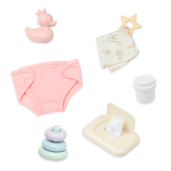 Baby Doll Play Care & Diaper Accessory Set