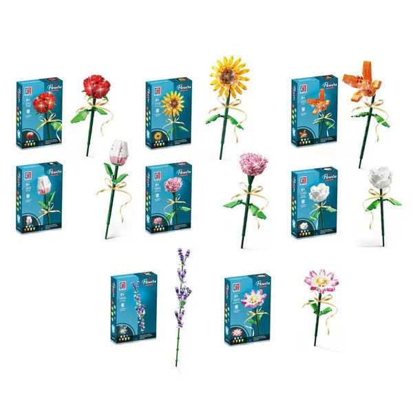 Light-Up Flower Mini Block Kit, Assorted