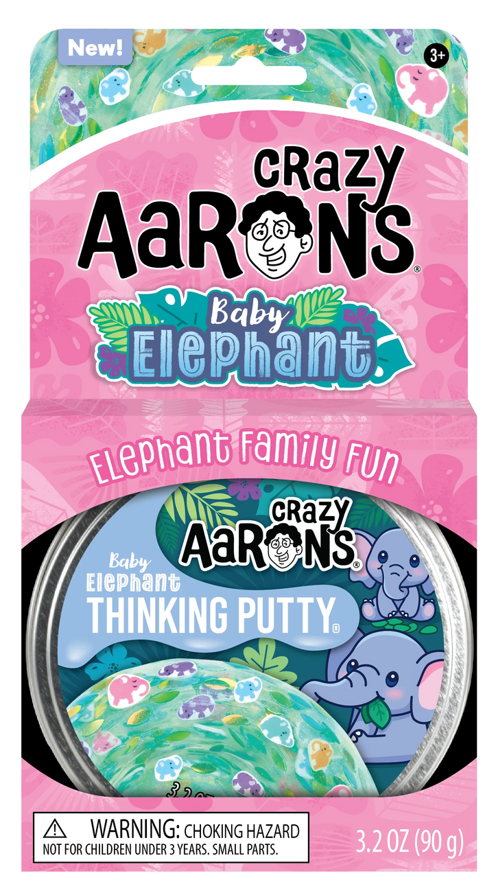 Crazy Aaron's Baby Elephant Thinking Putty