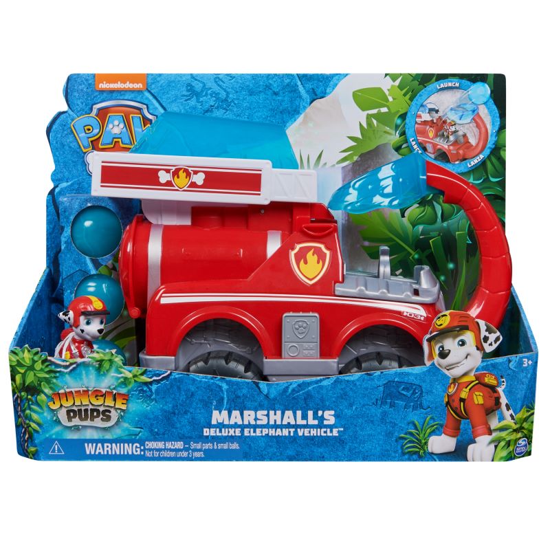 Paw Patrol Jungle Pups Marshall Deluxe Elephant Vehicle
