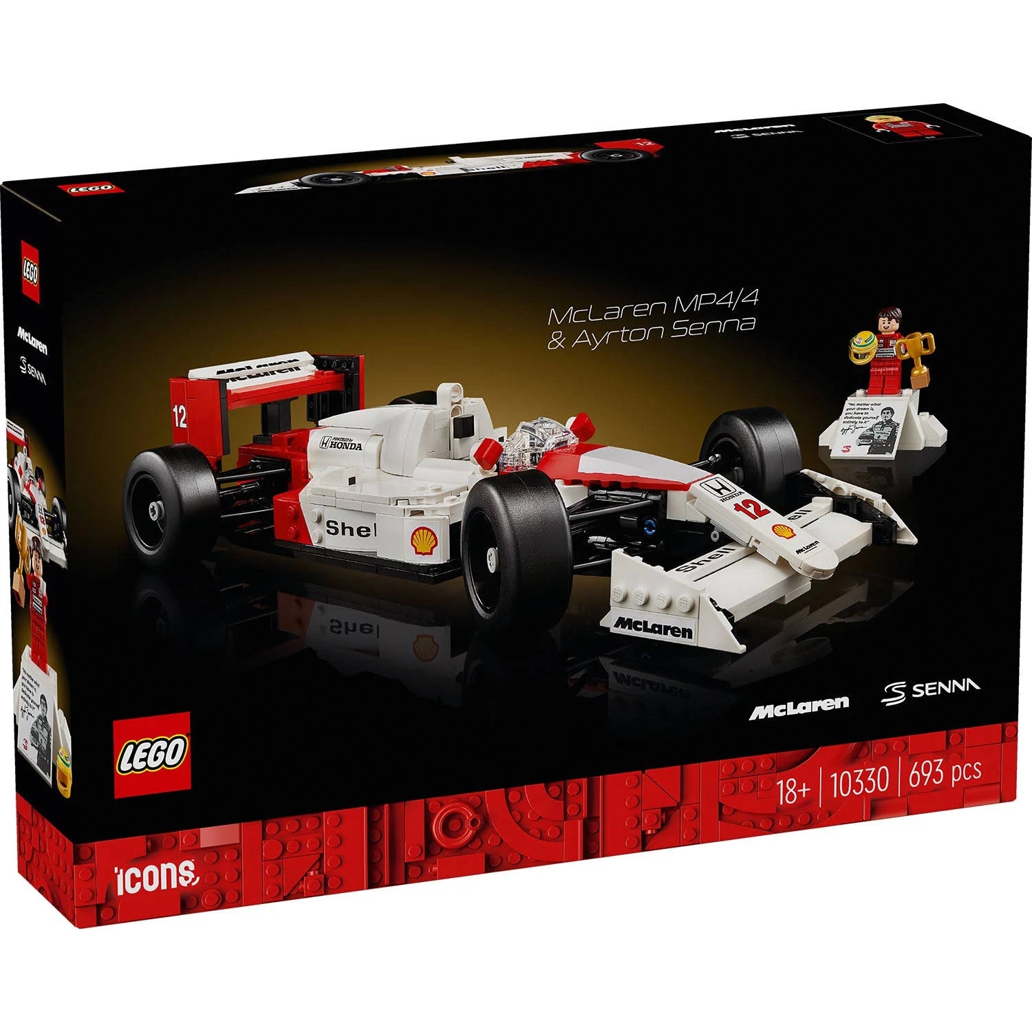 Lego Icons McLaren MP4 4 Ayrton Senna Toytown Toytown Toronto