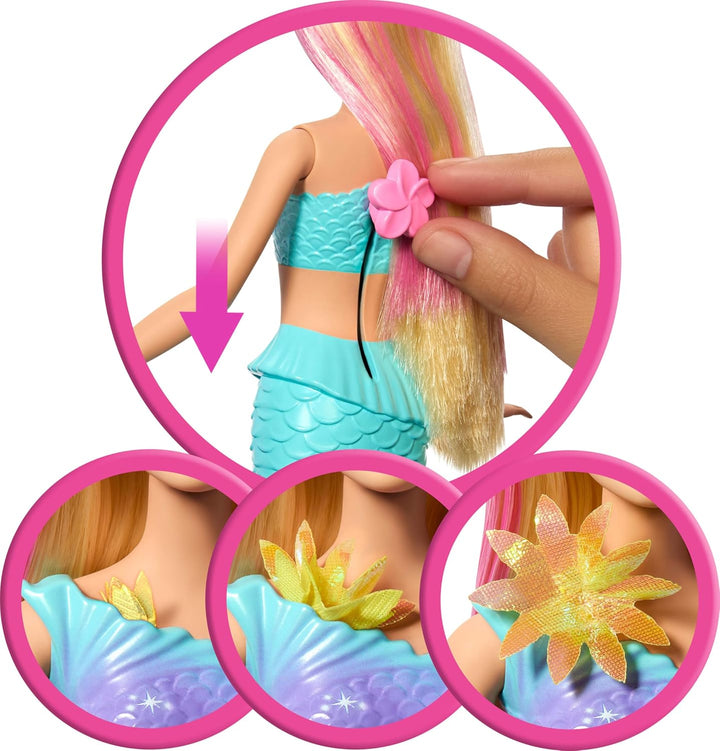 Barbie® - Blonde Flower Magic Mermaid
