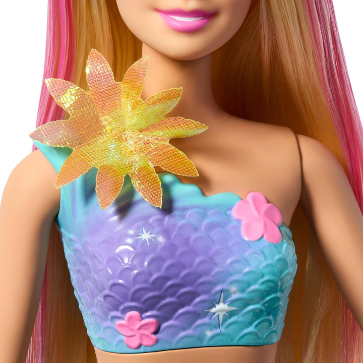 Barbie® - Blonde Flower Magic Mermaid