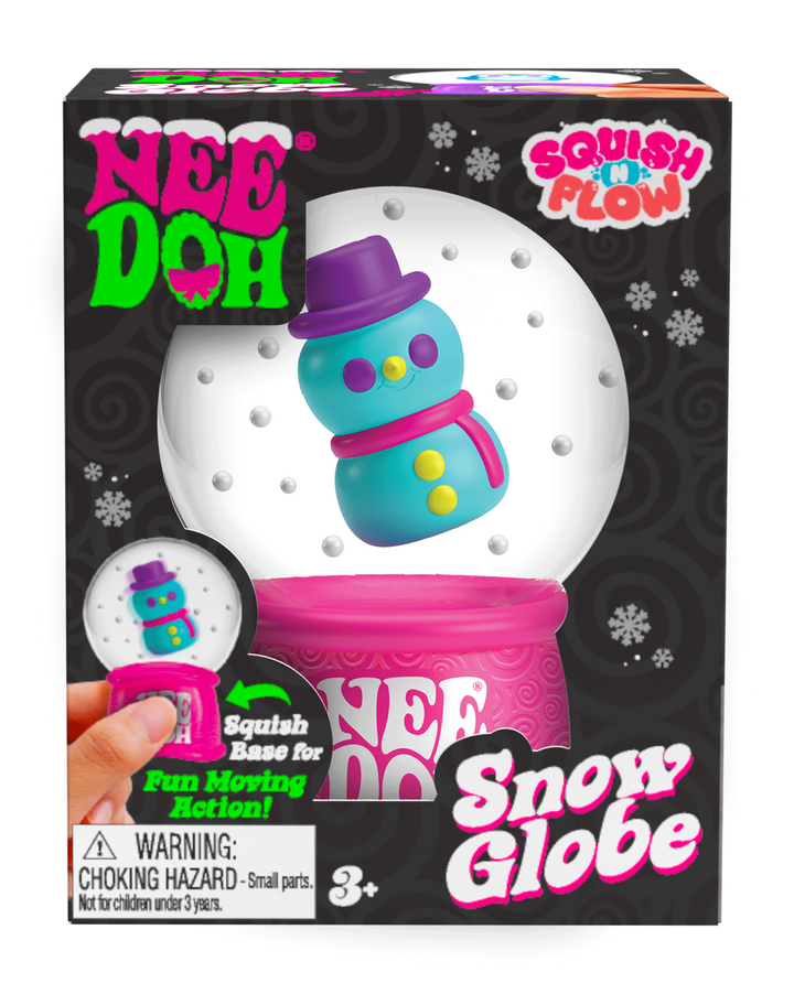 NeeDoh Squish N Flow Snow Globe