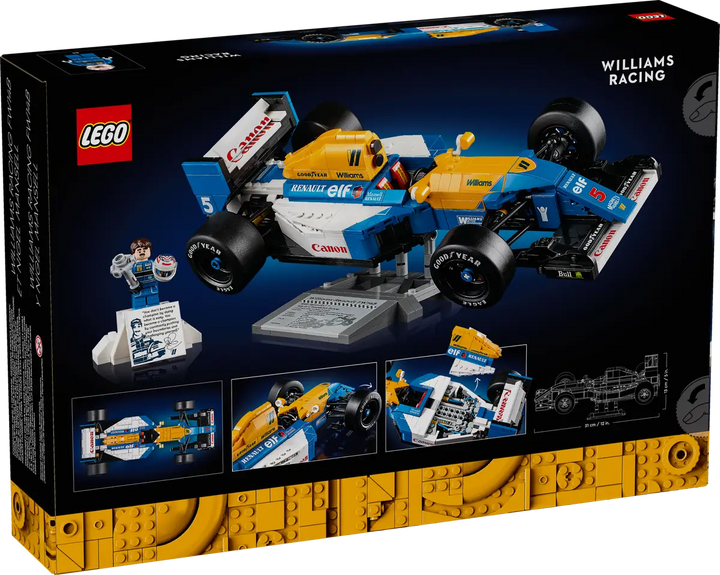 Lego® Icons Williams Racing FW14B & Nigel Mansell