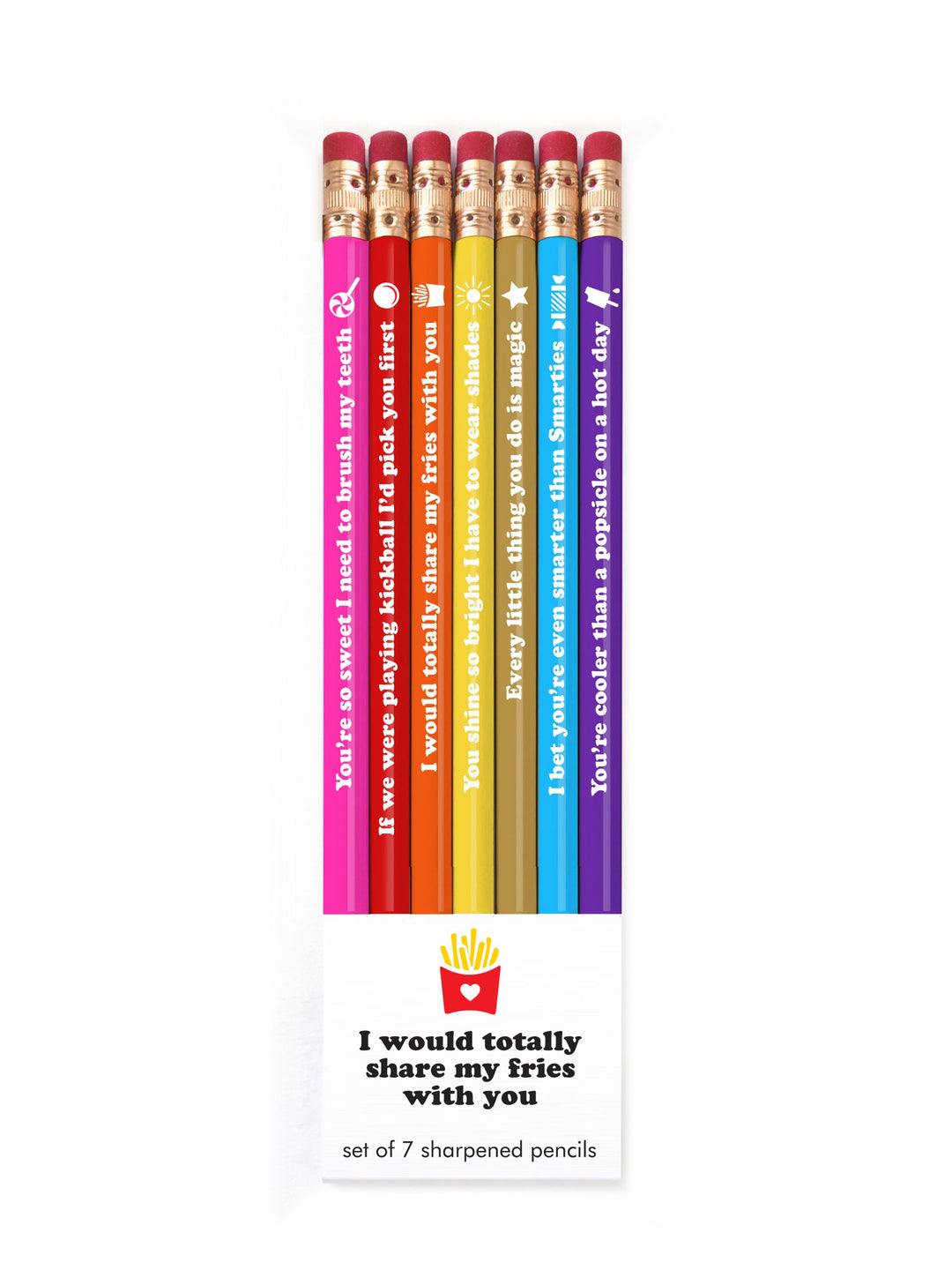 Share My Fries Pencil Set