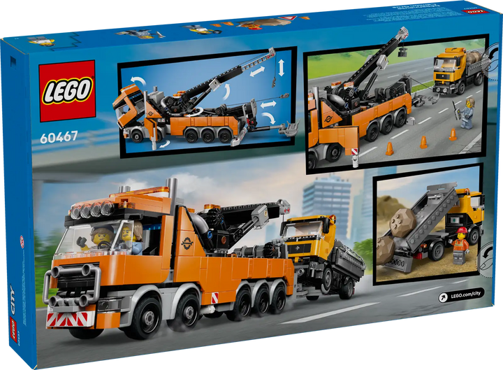 LEGO® City Heavy-Duty Recovery Tow Truck with Crane
