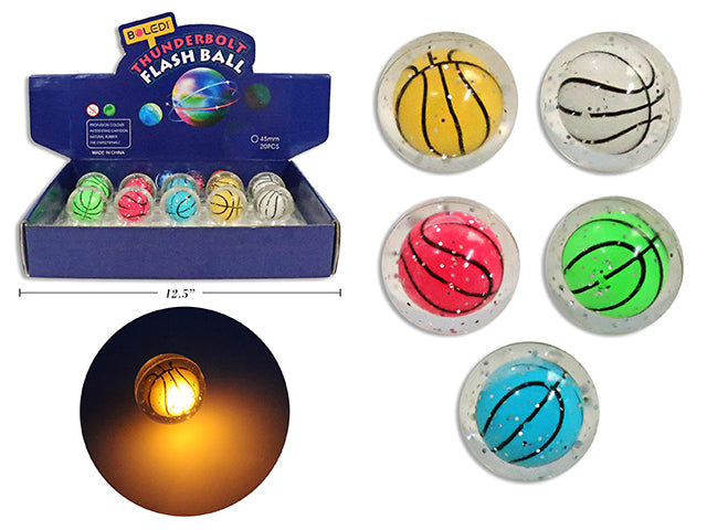 LED Super High Bounce Basketball 45mm
