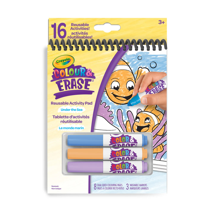 Crayola Colour & Erase Under The Sea Activity Book
