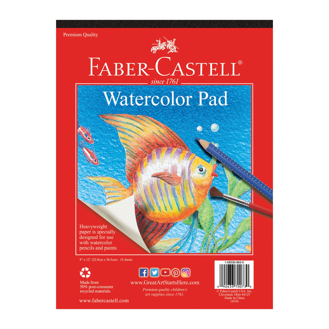 Faber-Castell Watercolor Pad 9x12