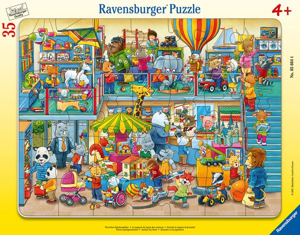 Ravensburger Animal Toy Store 35Pc Frame Puzzle