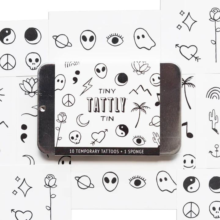 Tattly Tiny Flash Art Tattoo Tin