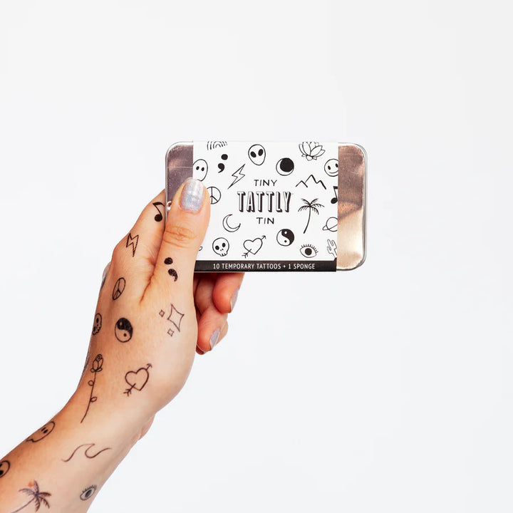 Tattly Tiny Flash Art Tattoo Tin