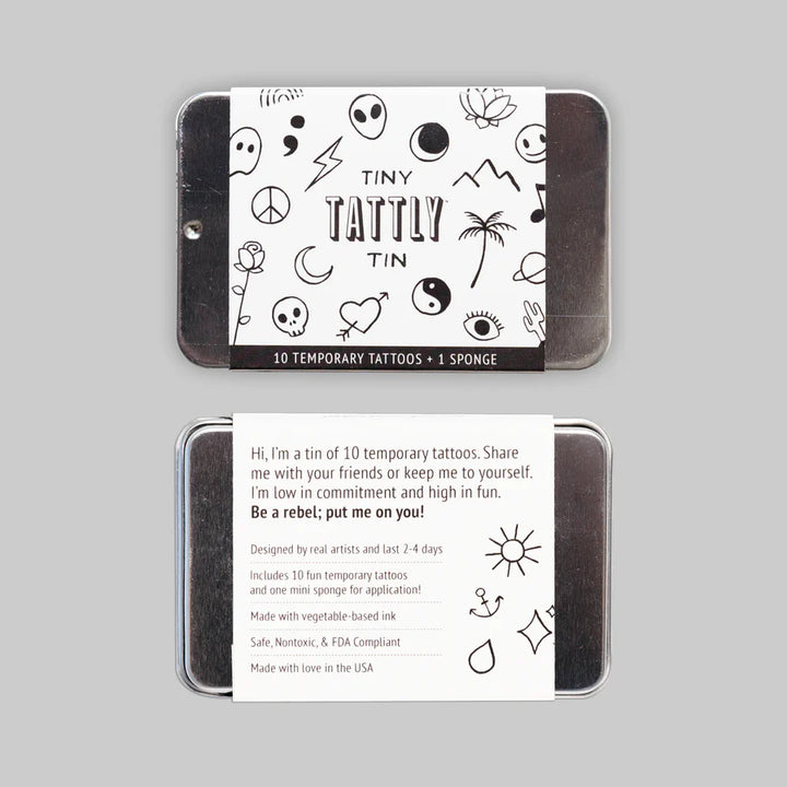 Tattly Tiny Flash Art Tattoo Tin