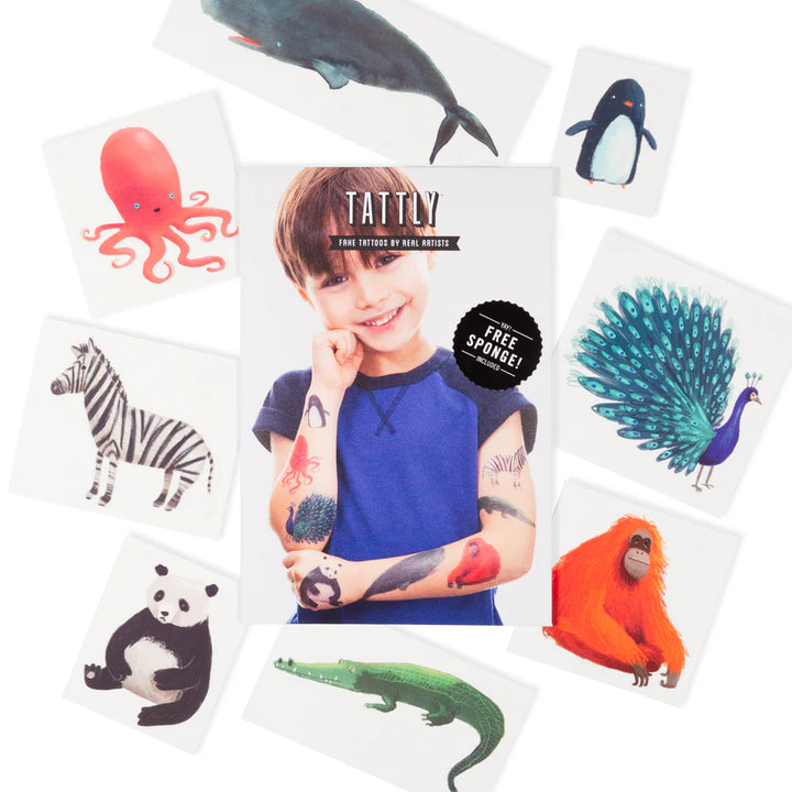 Tattly Wildlife Tattoo Set