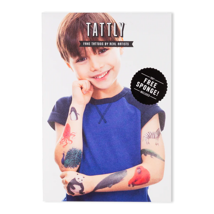 Tattly Wildlife Tattoo Set