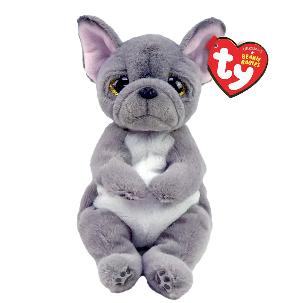 TY Beanie Bellies - Wilfred the Grey Dog 10" Medium Plush