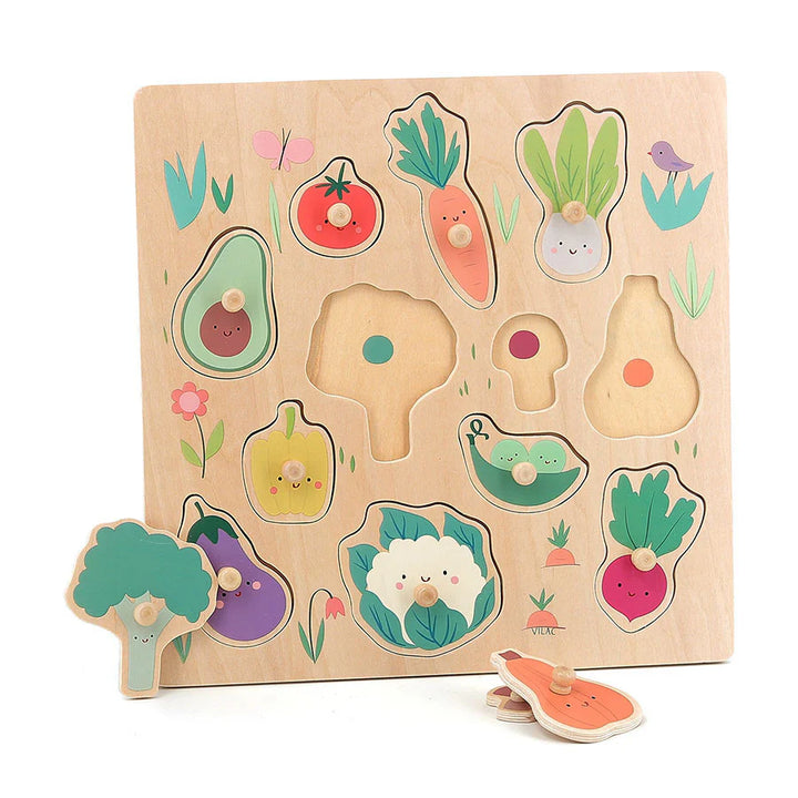 Vegetables Peg Puzzle-  Sarah Betz