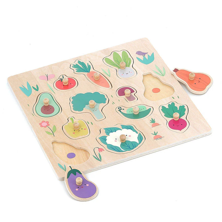 Vegetables Peg Puzzle-  Sarah Betz