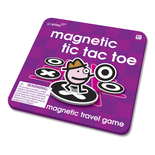 TOYSMITH MAGNETIC TRAVEL GAME TIC TAC TOE