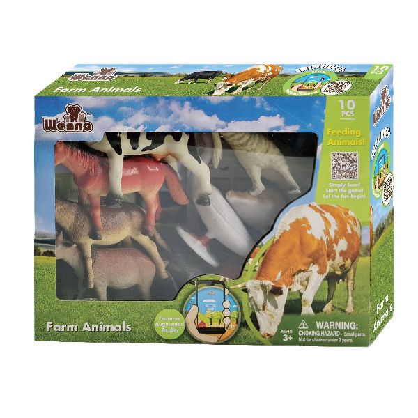 10 Piece Play Set - Farm Animals