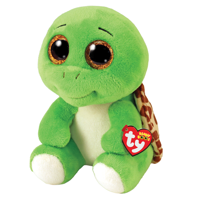 Ty Beanie Boos Turbo the Green Turtle Plush 6"