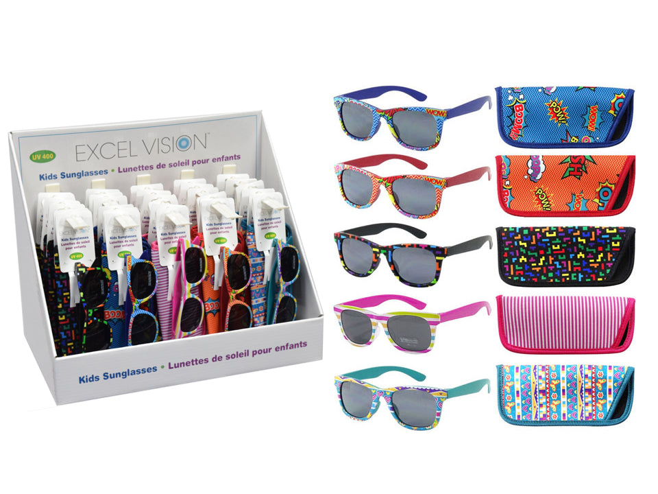Excel Vision Kids Printed Sunglasses