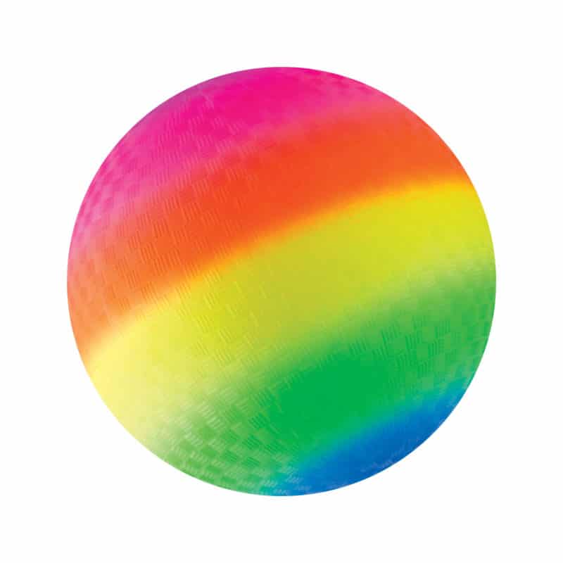 Rainbow Playground Ball 9"