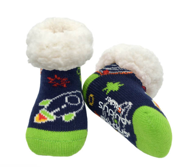 Pudus Classic Slipper Socks - Toddler (Ages 1-3)- FINAL SALE