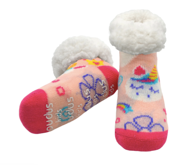 Pudus Classic Slipper Socks - Toddler (Ages 1-3)- FINAL SALE