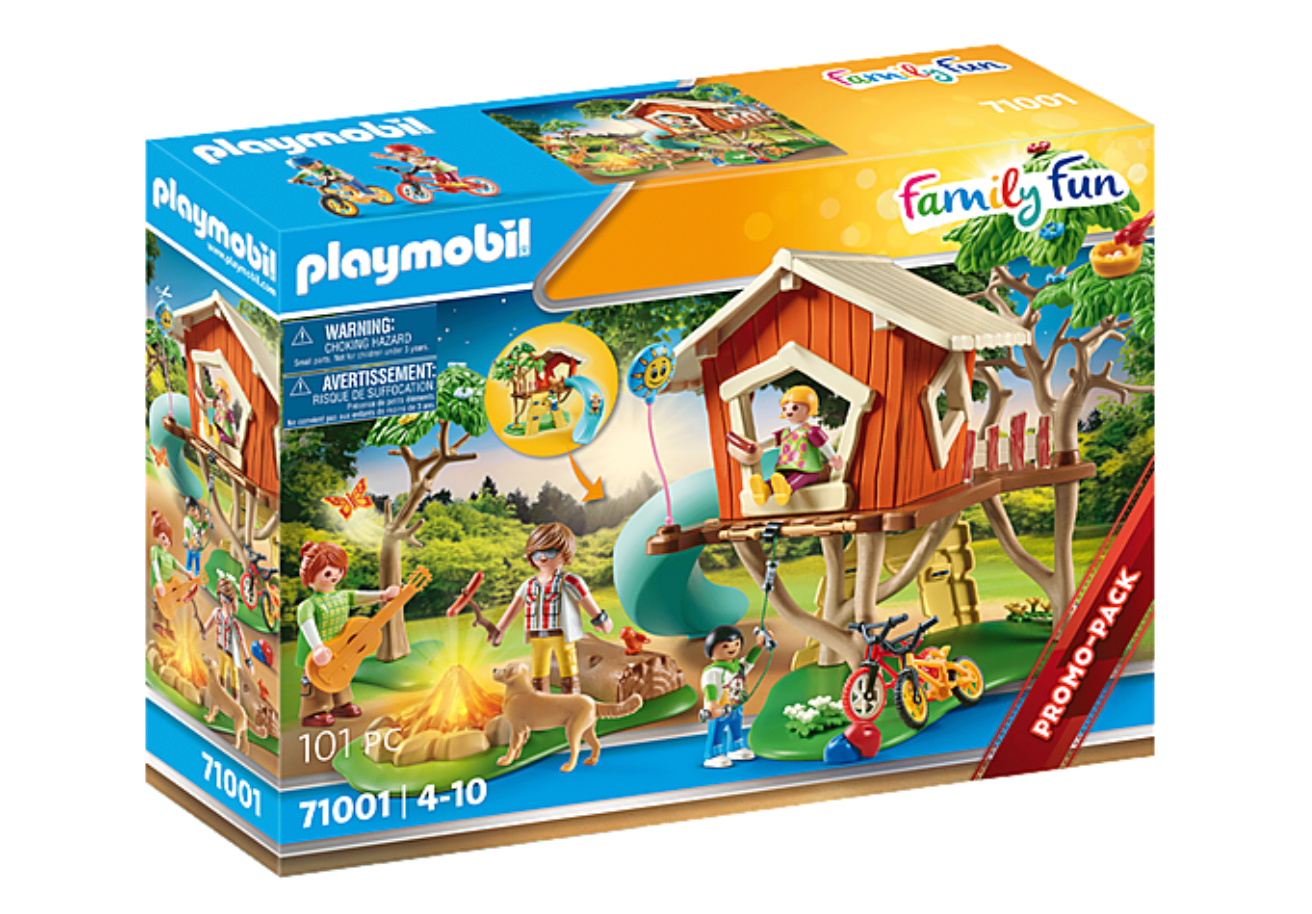 Playmobil Family Fun Adventure Treehouse with Slide Toytown