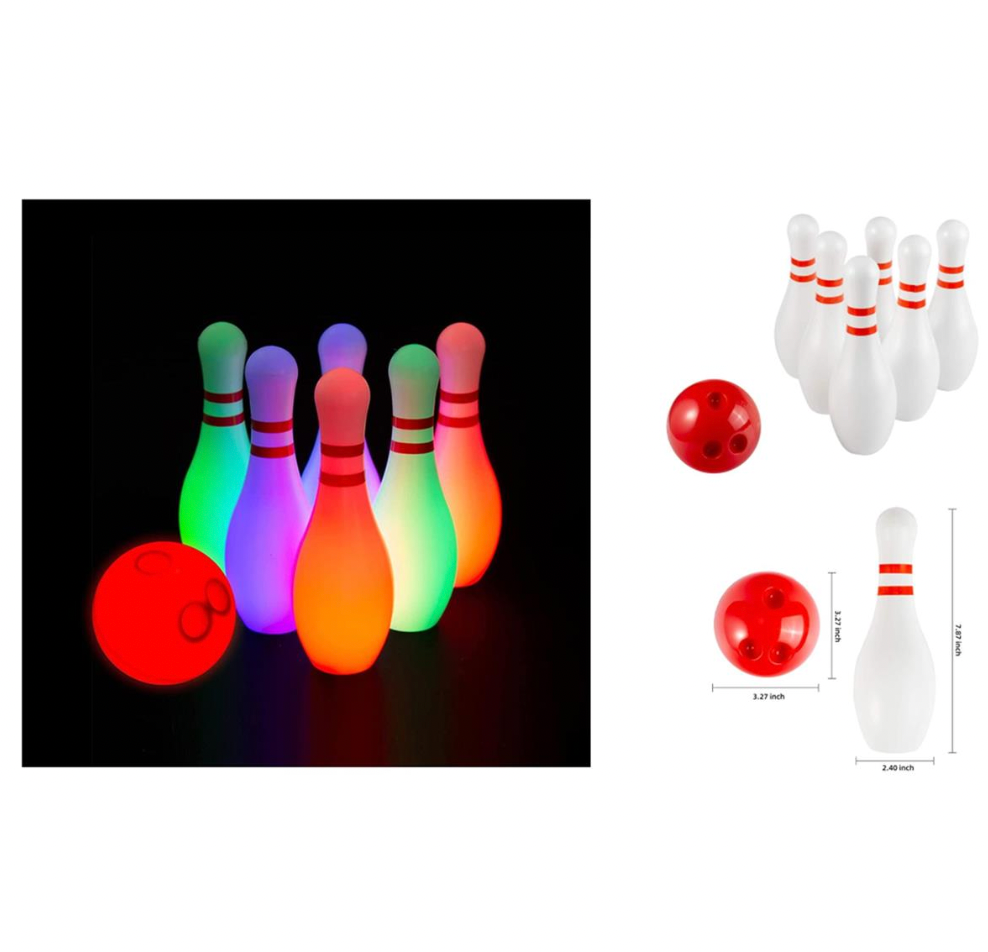 Light up bowling set outlet
