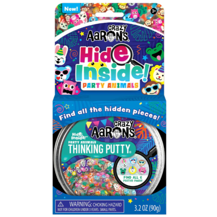 Crazy Aaron's Hide Inside Party Animal Thinking Putty