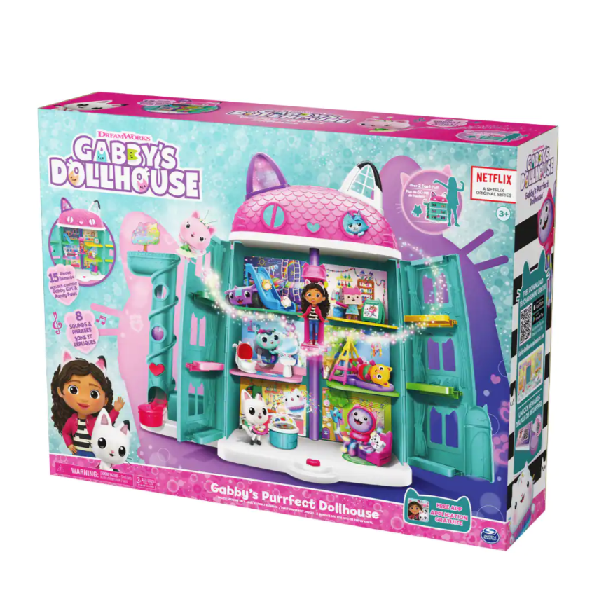 Gabby's Dollhouse Purrfect Dollhouse Playset Toytown Toytown Toronto