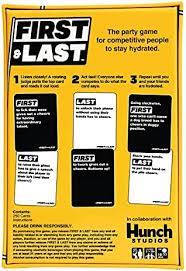 First & Last- FINAL SALE