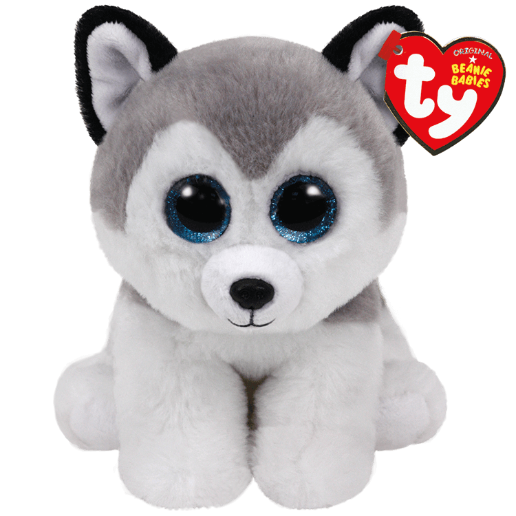 TY Beanie Babies - Buff the Grey & White Husky 8 Plush Toytown – Toytown  Toronto