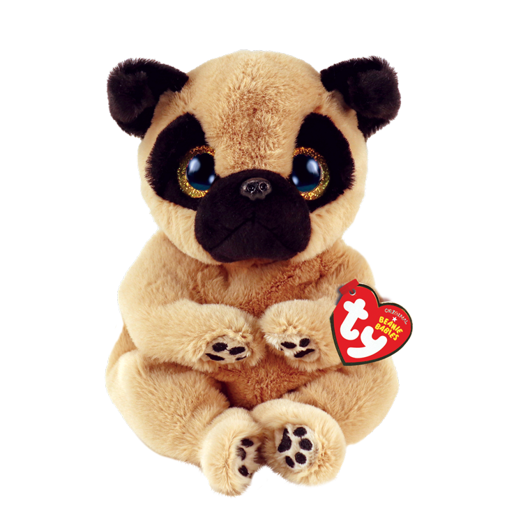 TY Beanie Bellies Izzy the Tan Dog 8" Plush