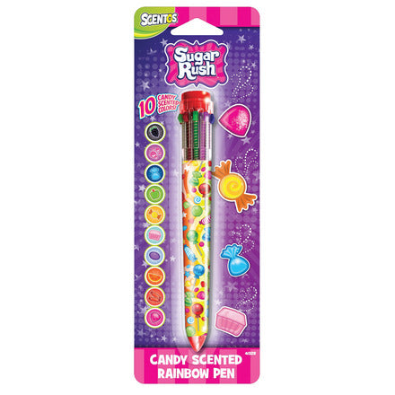 Scented Sugar Rush - 10 Color Rainbow Pen