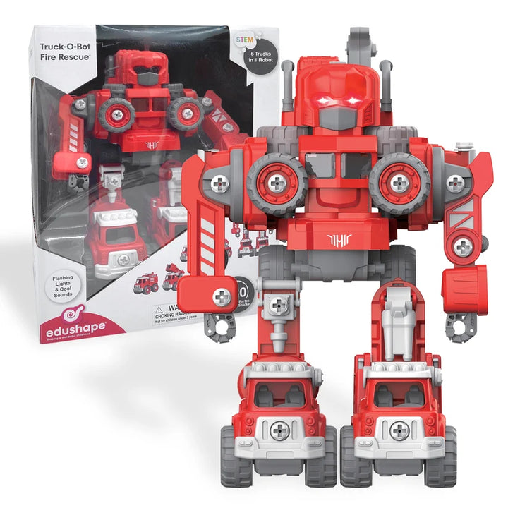 5-in-1 Truck-O-Bot Fire &amp; Rescue