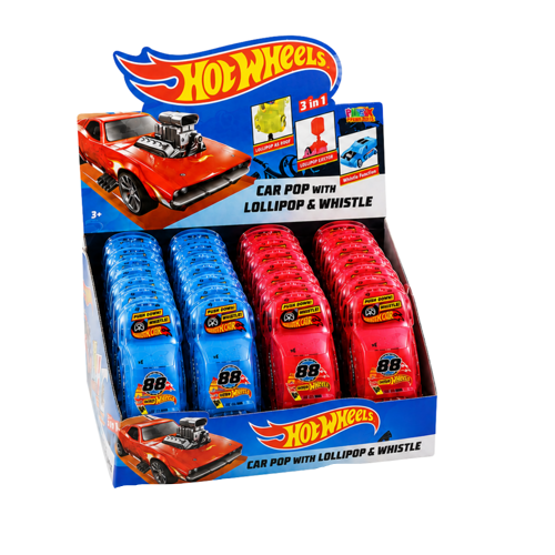Hot Wheels Race Whistle &amp; Lollipop