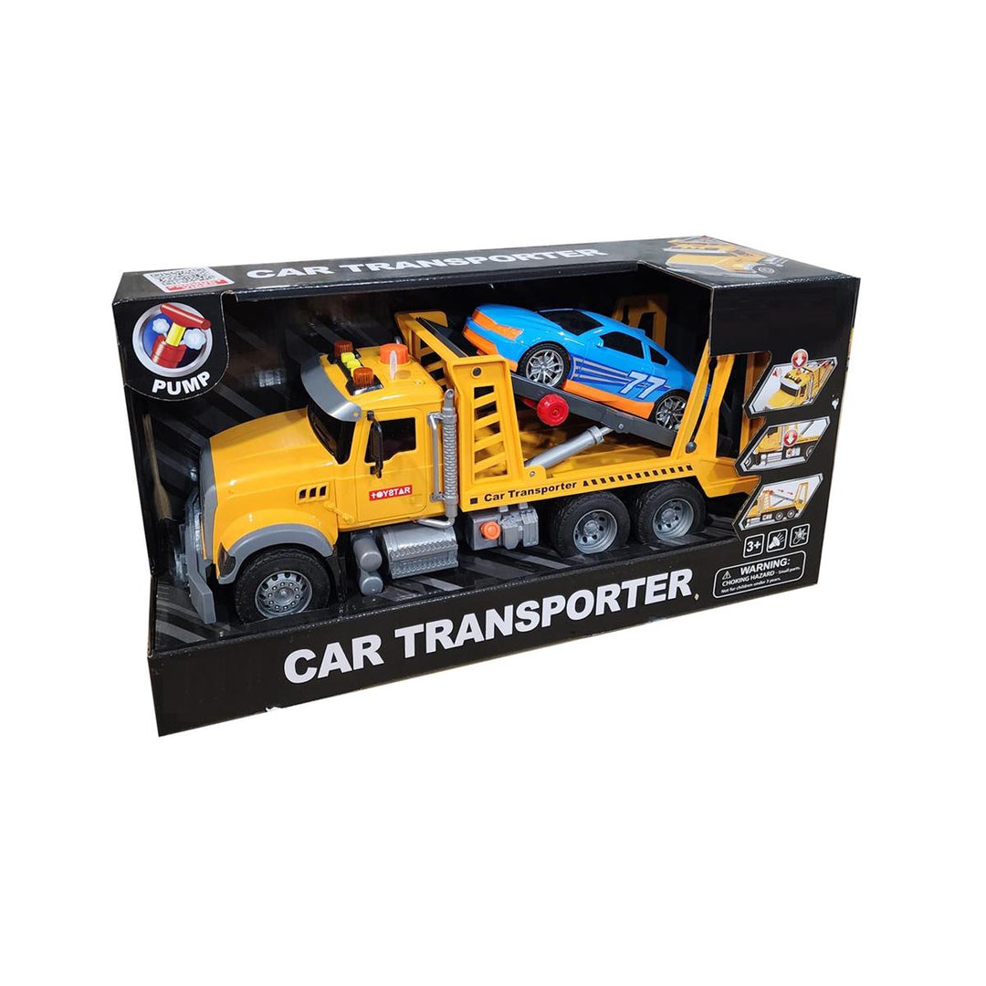 Friction Car Transporter With Lights & Sounds