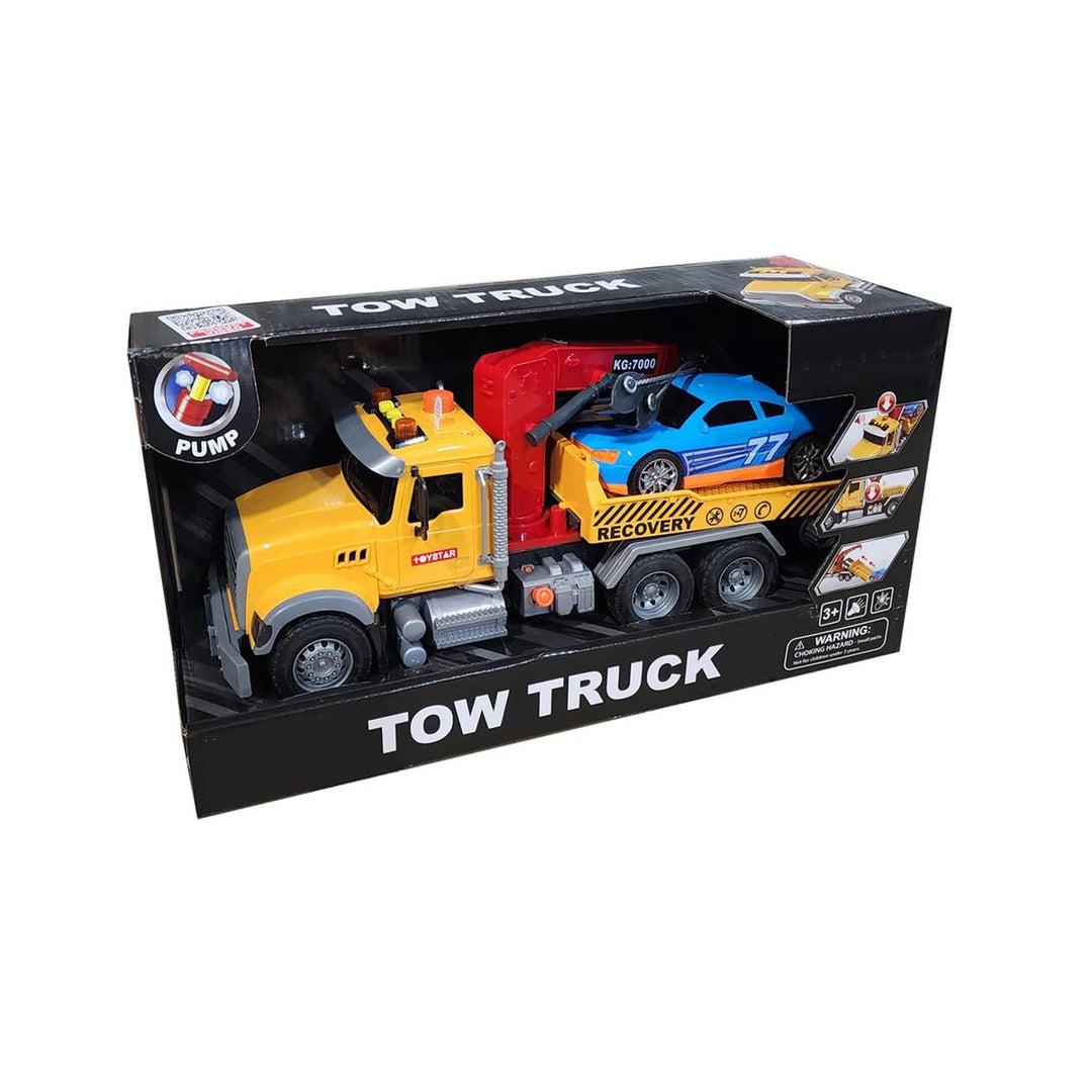Friction Tow Truck With Lights & Sounds