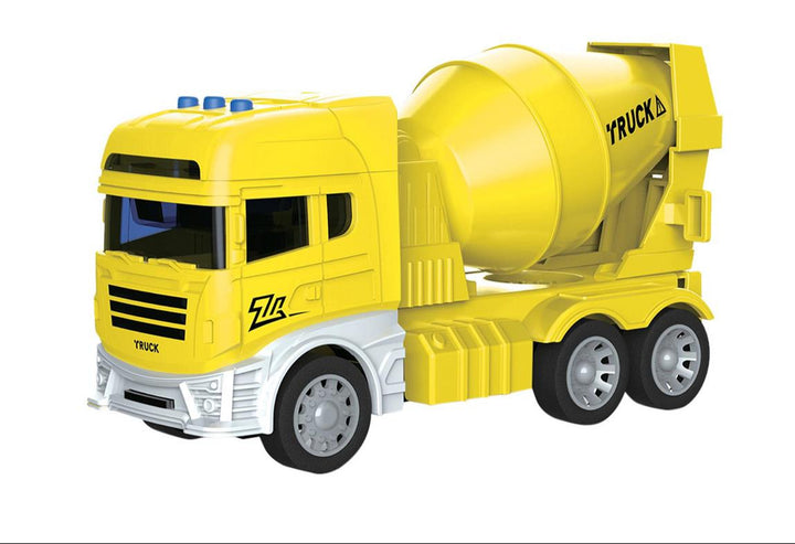 Friction Cement Mixer Truck With Lights & Sounds