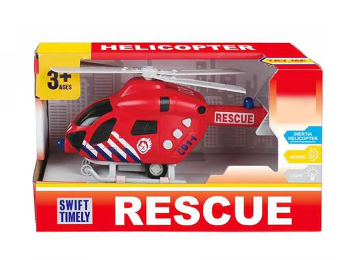 Friction Fire Helicopter With Lights & Sounds