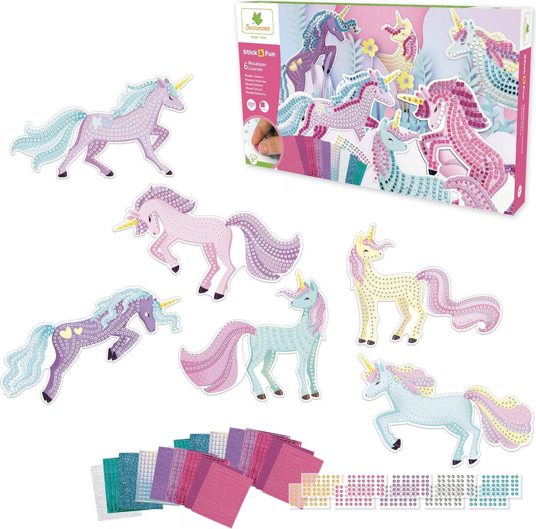 Stick'N Fun Mosaics XXL - Unicorns